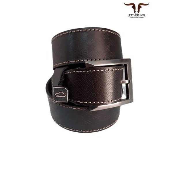 Correa SB en cuero para caballero Ref 004 3.8 cm de ancho