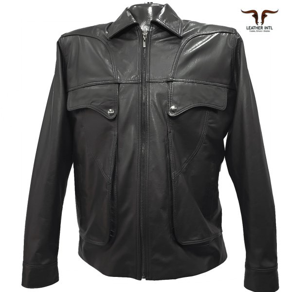 Chaqueta en cuero Caballero