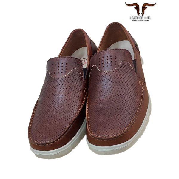 Zapato sport casual caballero tabaco 100% cuero